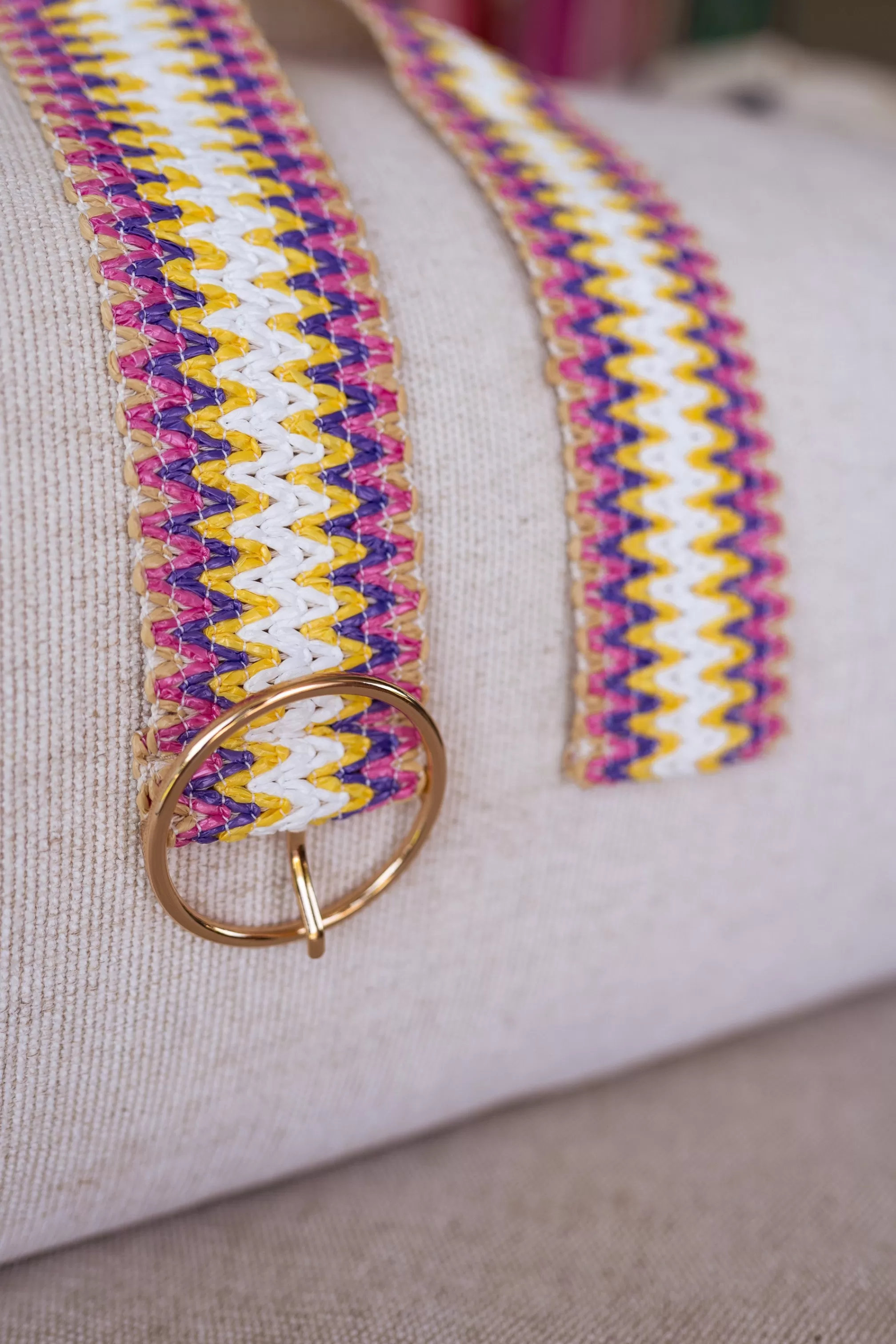 Belt Provided Marja Pink | Belt Provided Braided Pink | Ready To-Porter Online | -Easy Clothes Store