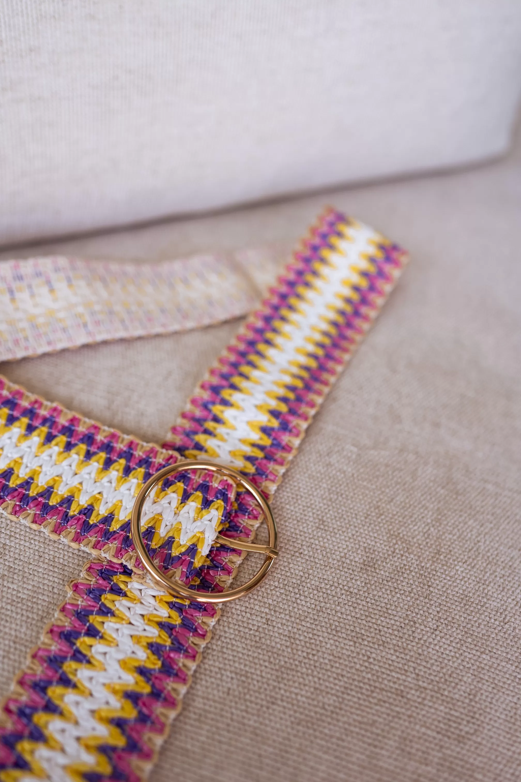 Belt Provided Marja Pink | Belt Provided Braided Pink | Ready To-Porter Online | -Easy Clothes Store