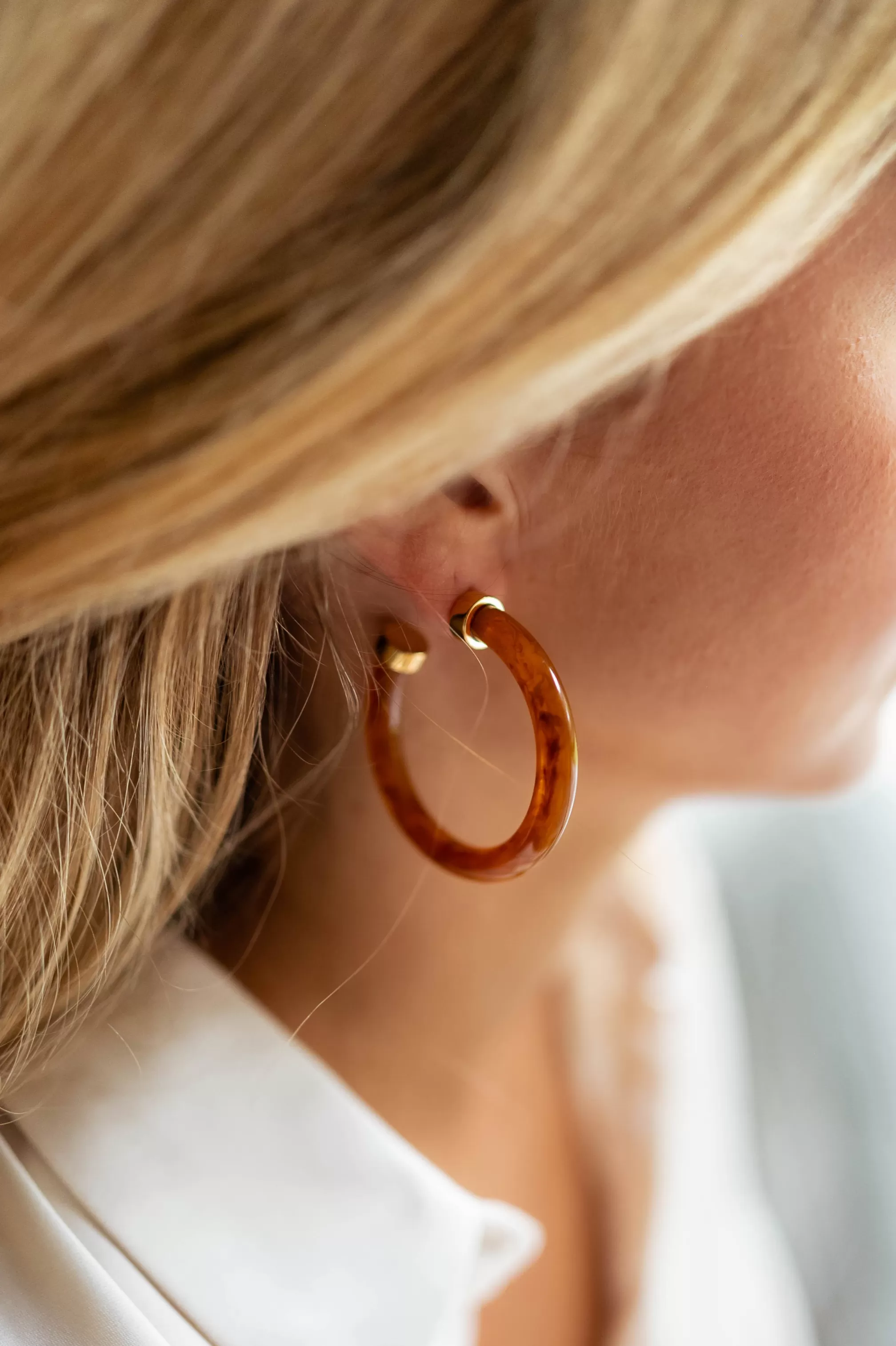 Bruna Earrings Golden | Effective Effect Effect Effects | Ready To-Porter Online | -Easy Clothes Flash Sale