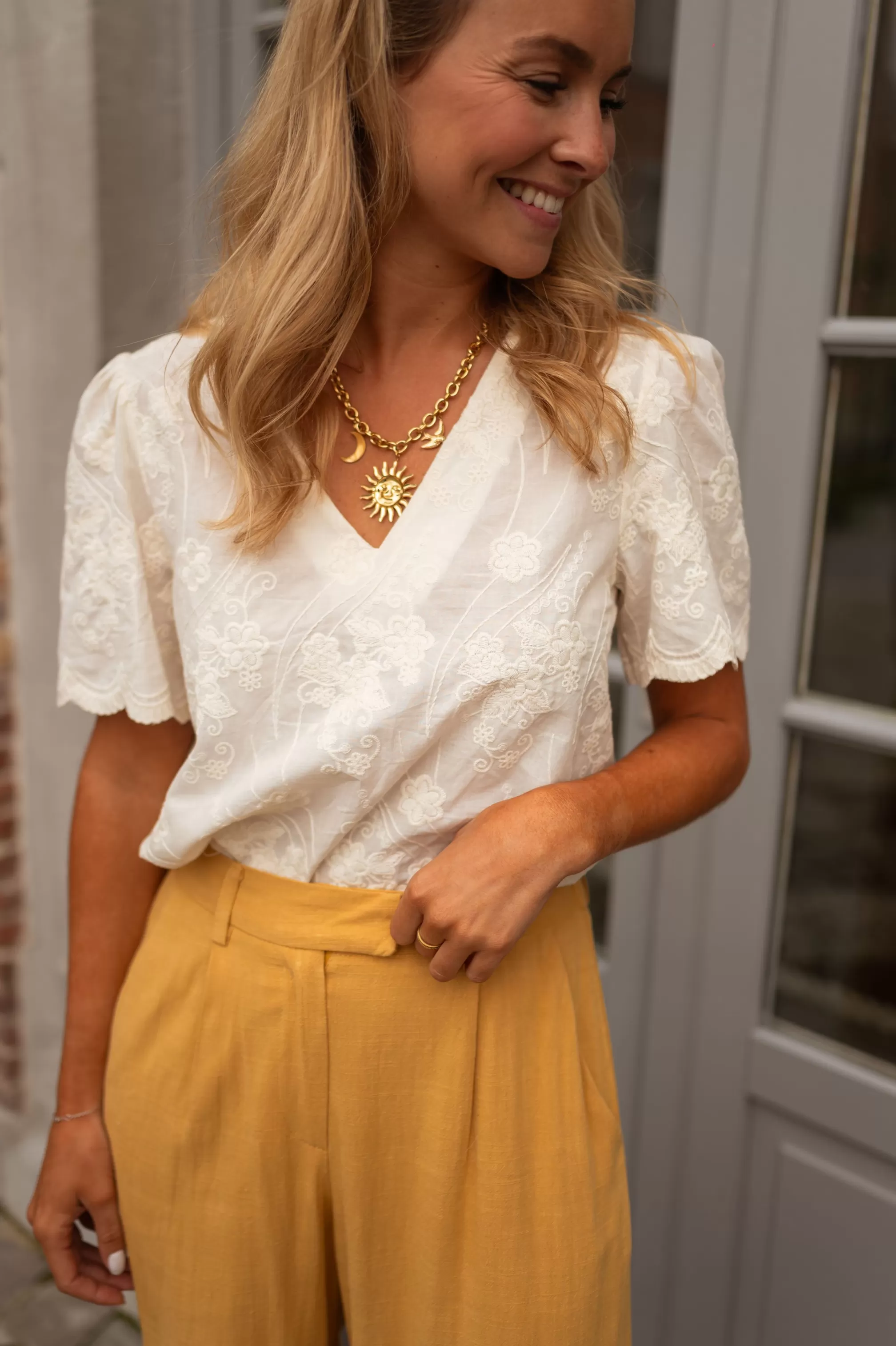 Clothilde Blouse - -Easy Clothes Cheap