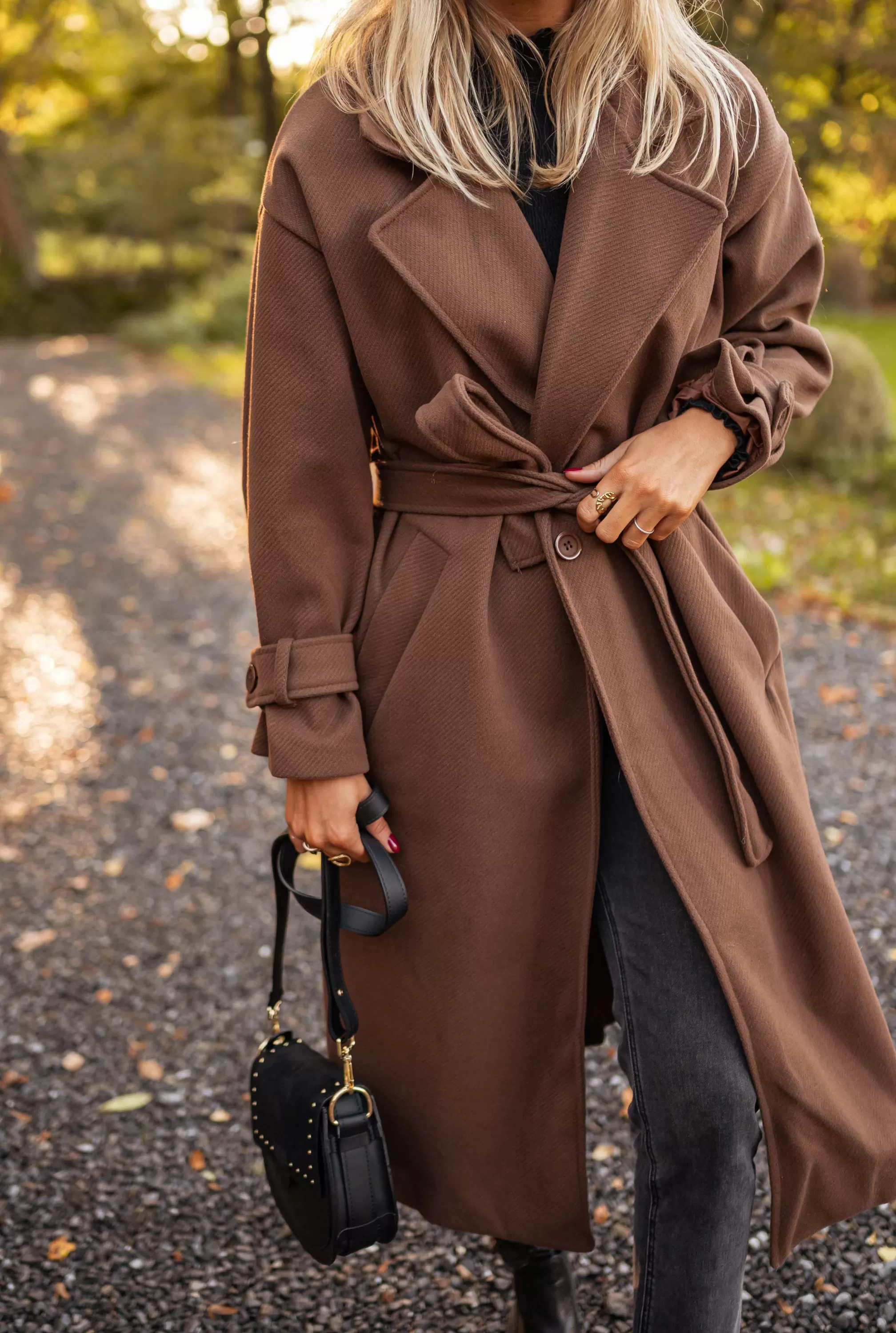 Coat Chocolate - -Easy Clothes Outlet