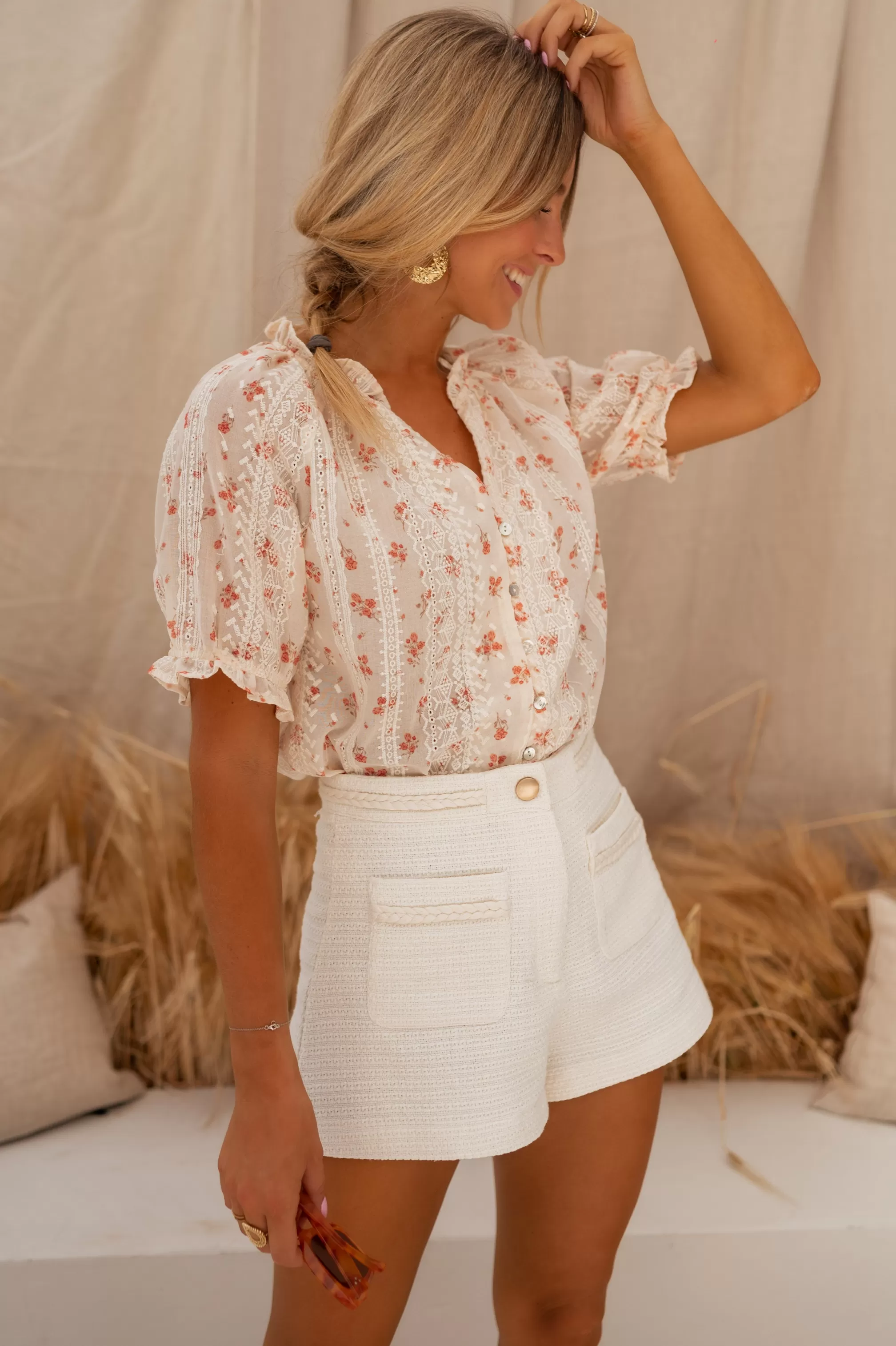 Crue Carine Blouse - -Easy Clothes Best
