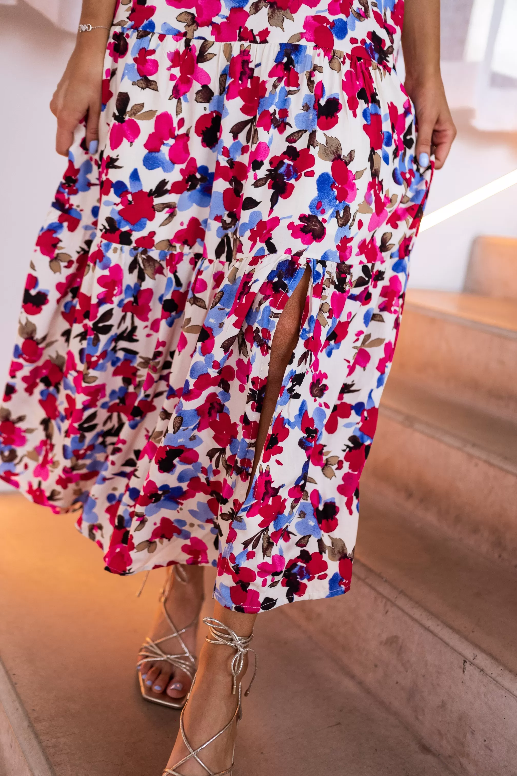 Dress Flower Eugenia | Dress Classic Cut Floral | Ready To-Porter Online | -Easy Clothes Shop