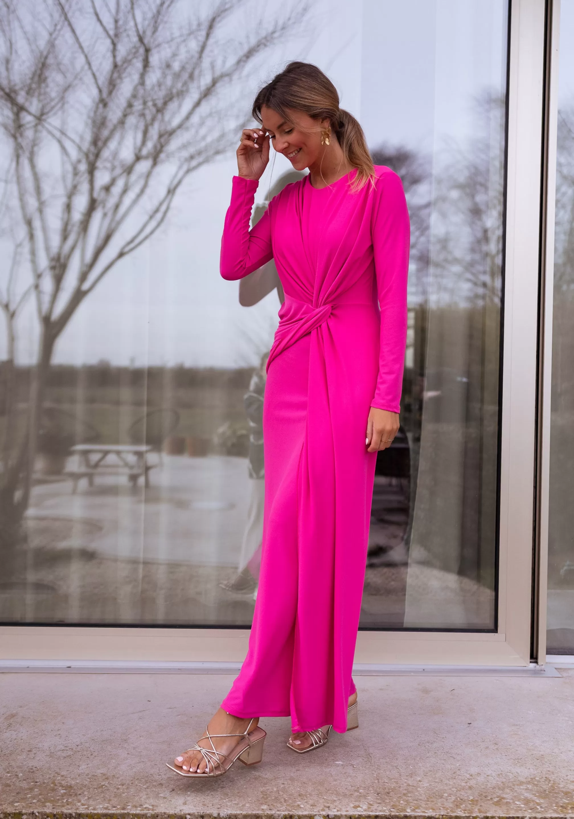 Dress Tary Pink | Long Dresscocktail | Ready To-Porter Online | -Easy Clothes Online