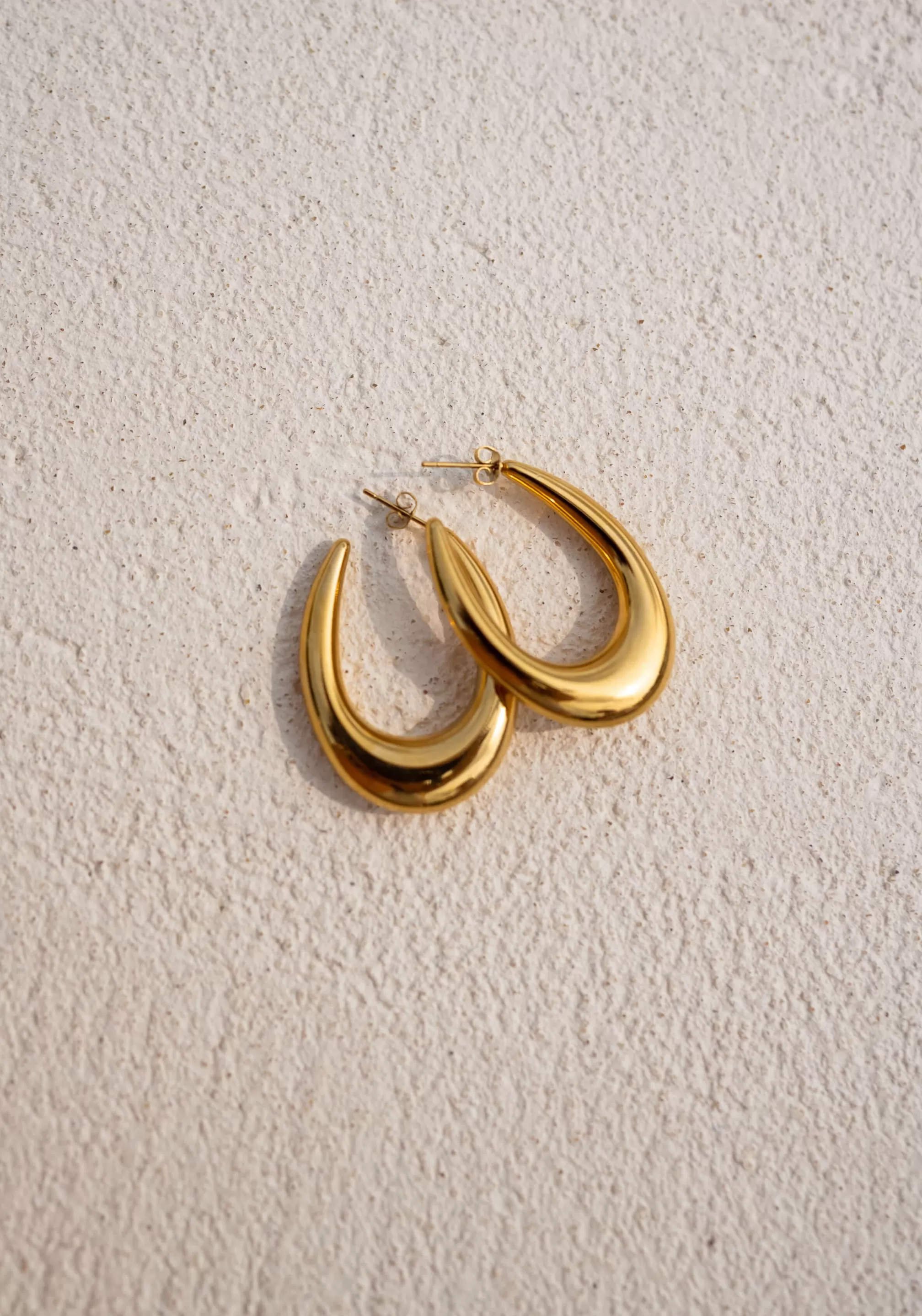 Earrings Golden - Lowik - Jewelry-Easy Clothes Outlet