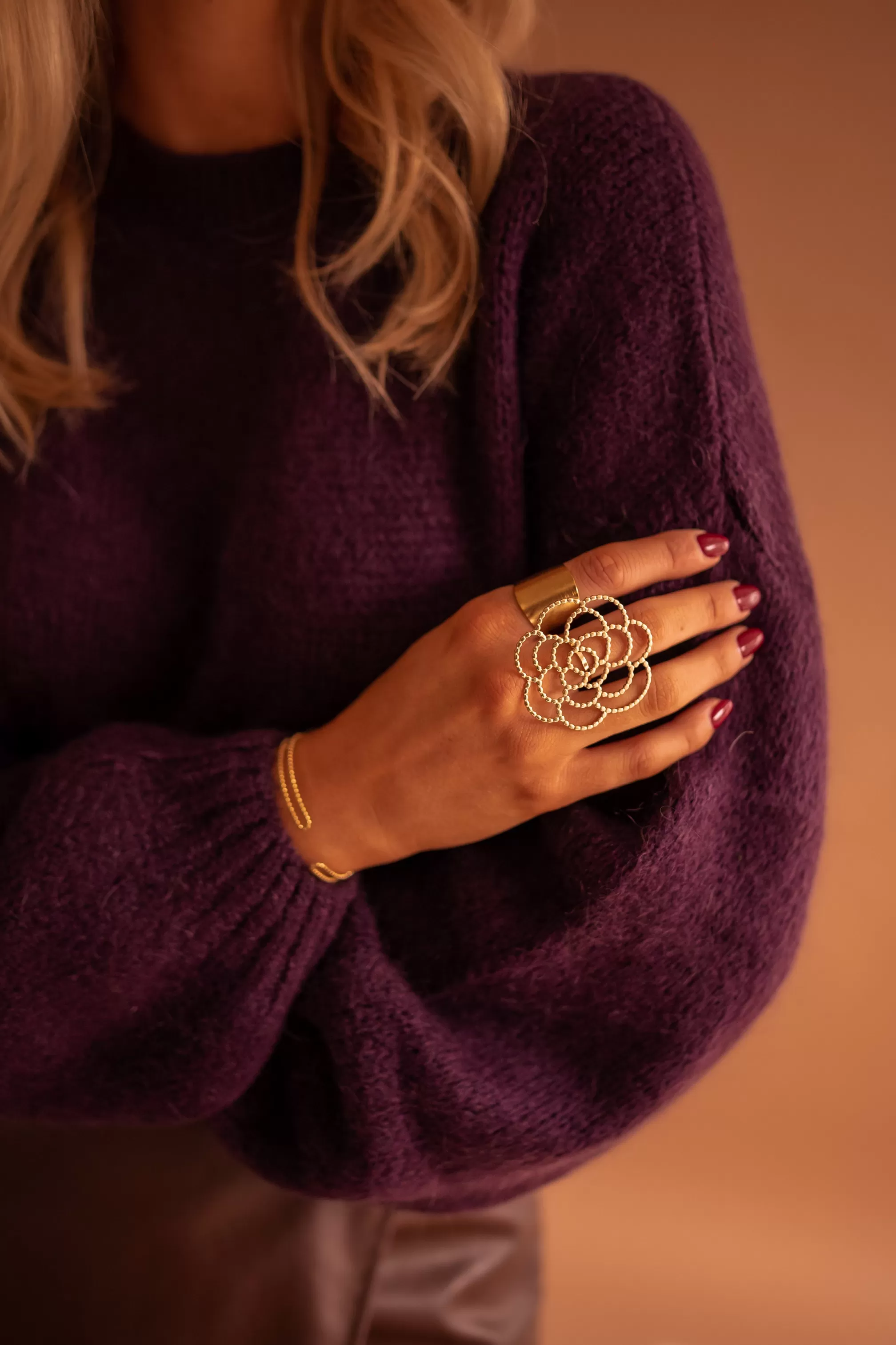 Egor Ring Golden - -Easy Clothes Fashion