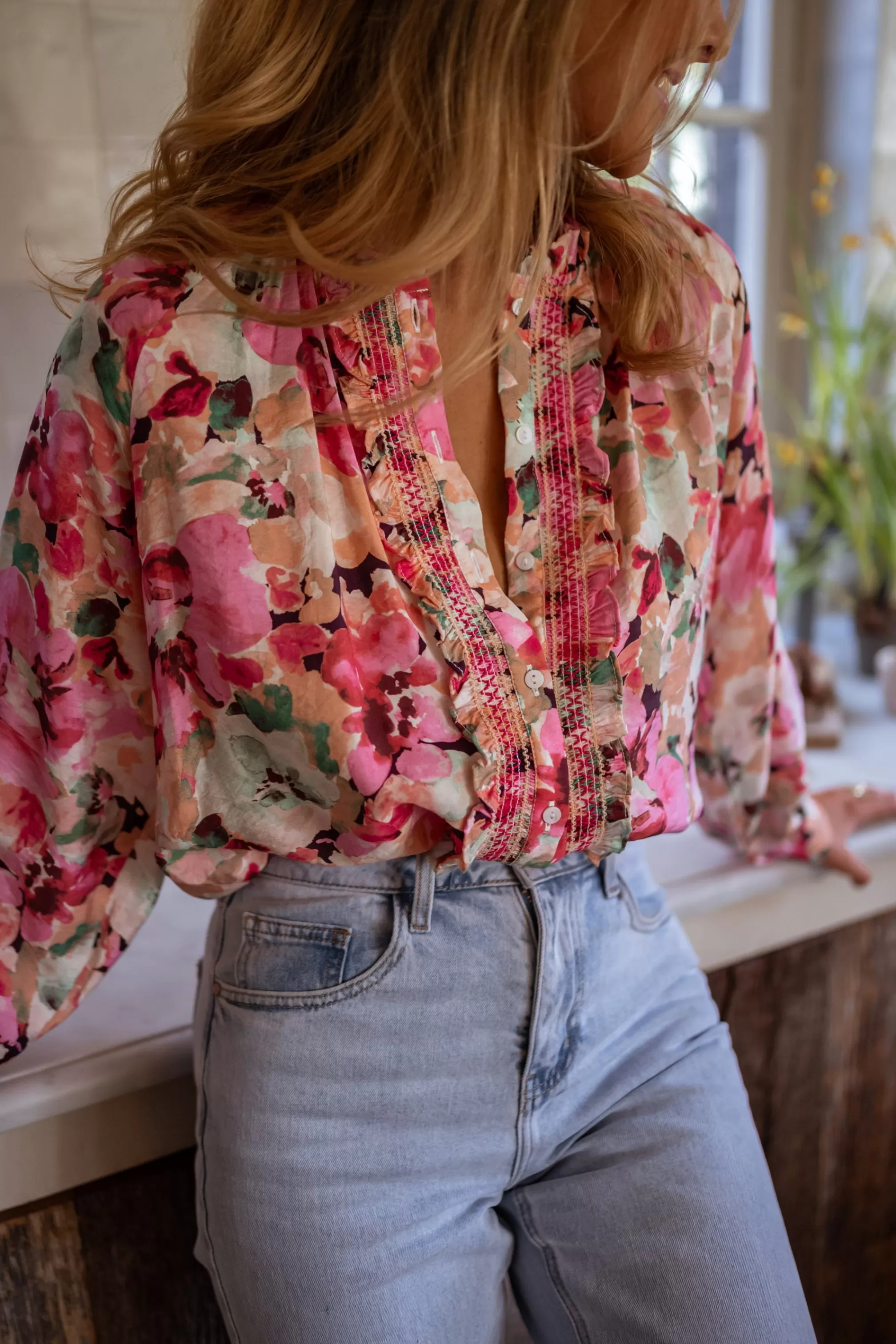 Elvina Blouse - -Easy Clothes Cheap