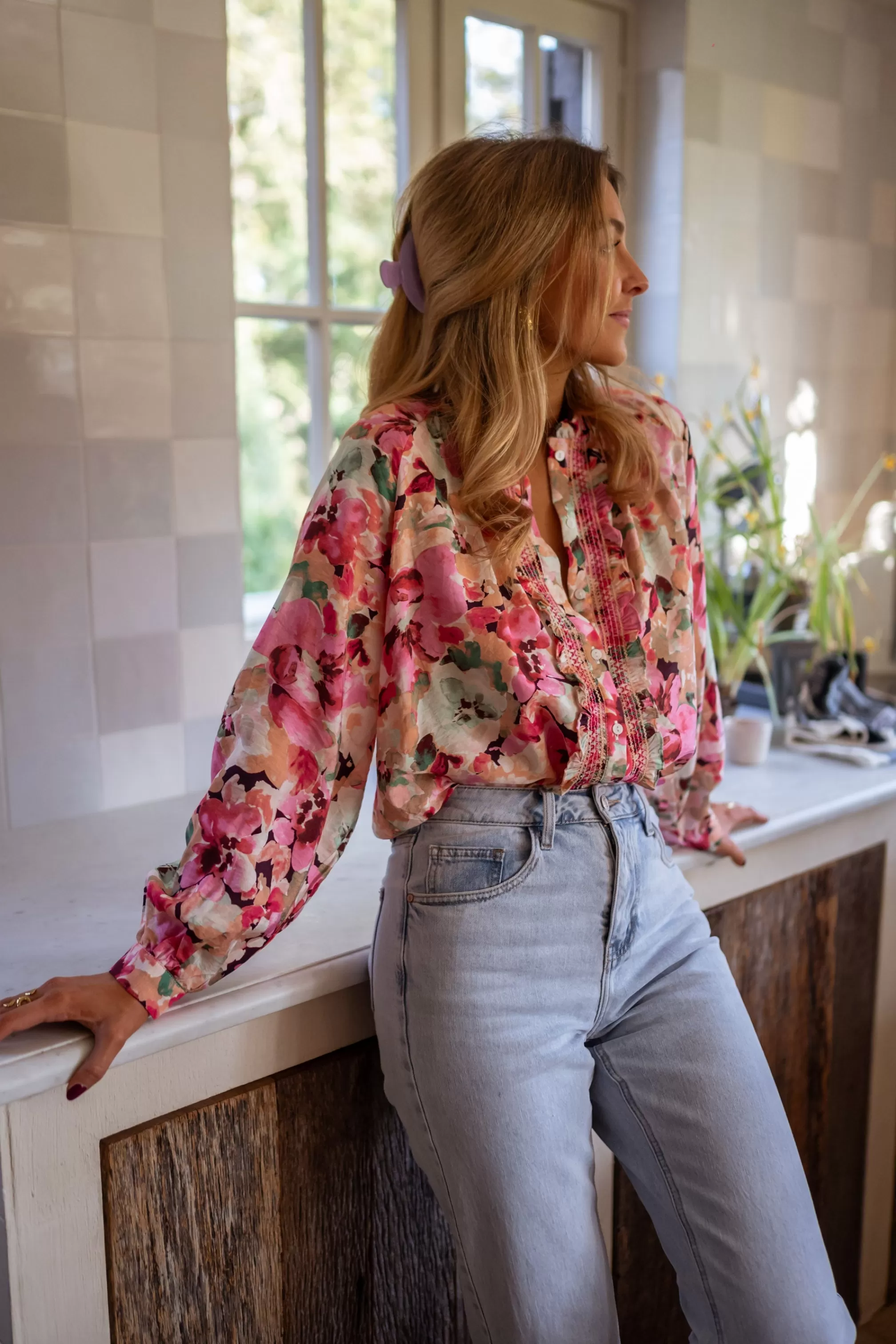 Elvina Blouse - -Easy Clothes Cheap