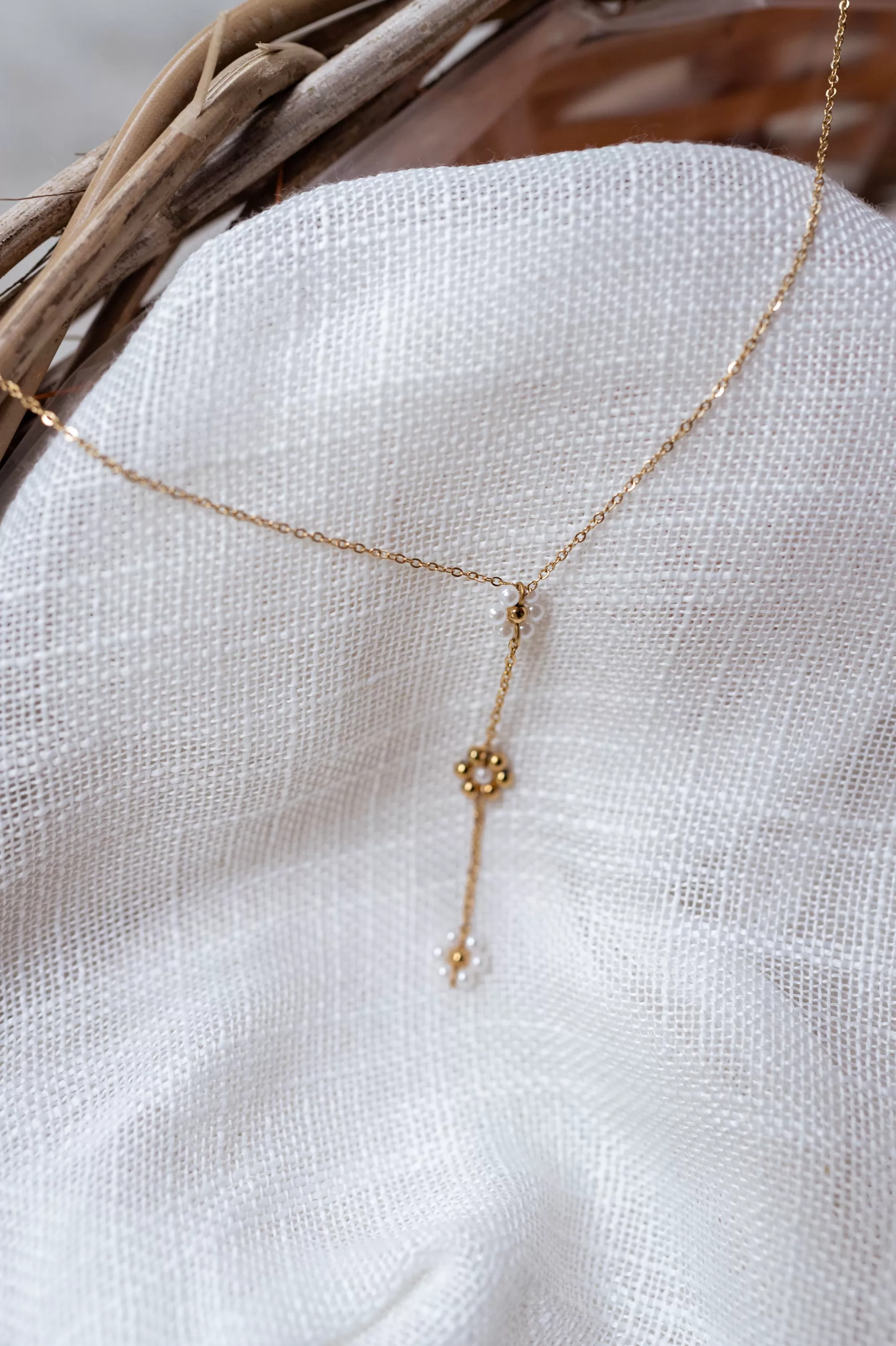 Flavy Necklace Golden | End Necklace Golden | Ready To-Porter Online | -Easy Clothes Clearance