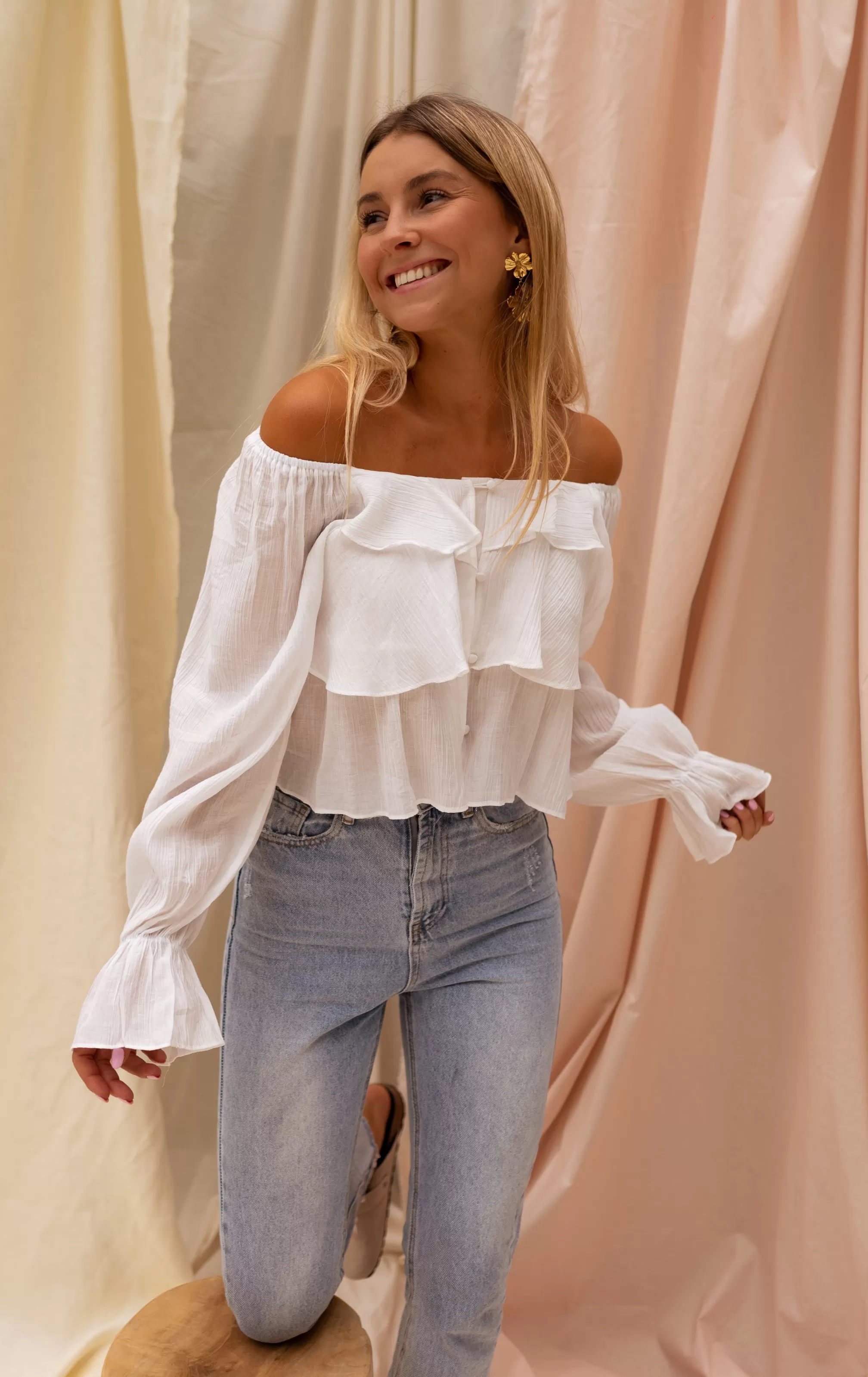 Flying Crush Blouse - -Easy Clothes Online