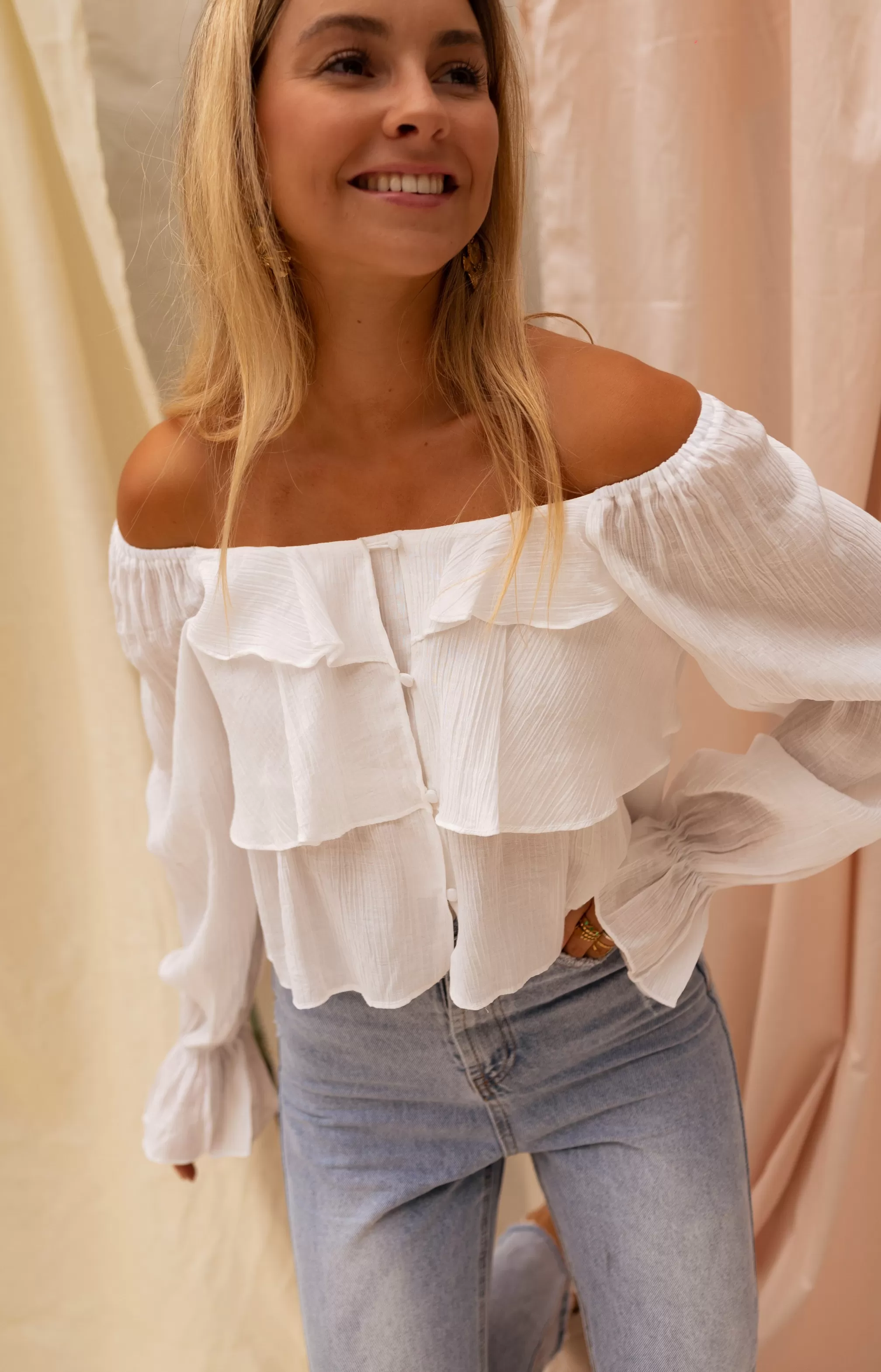 Flying Crush Blouse - -Easy Clothes Online