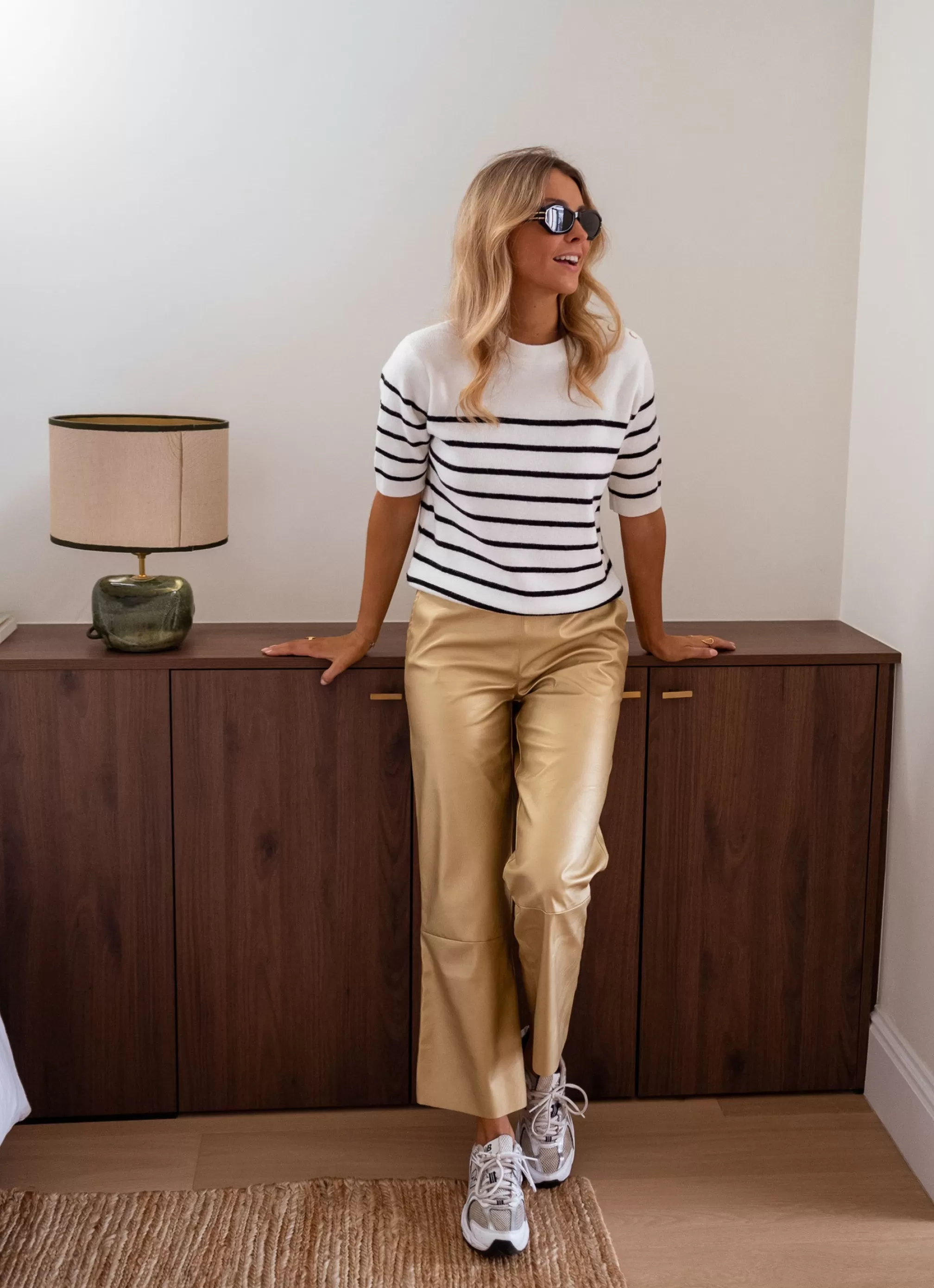 Golden Victoire Pants-Easy Clothes Cheap