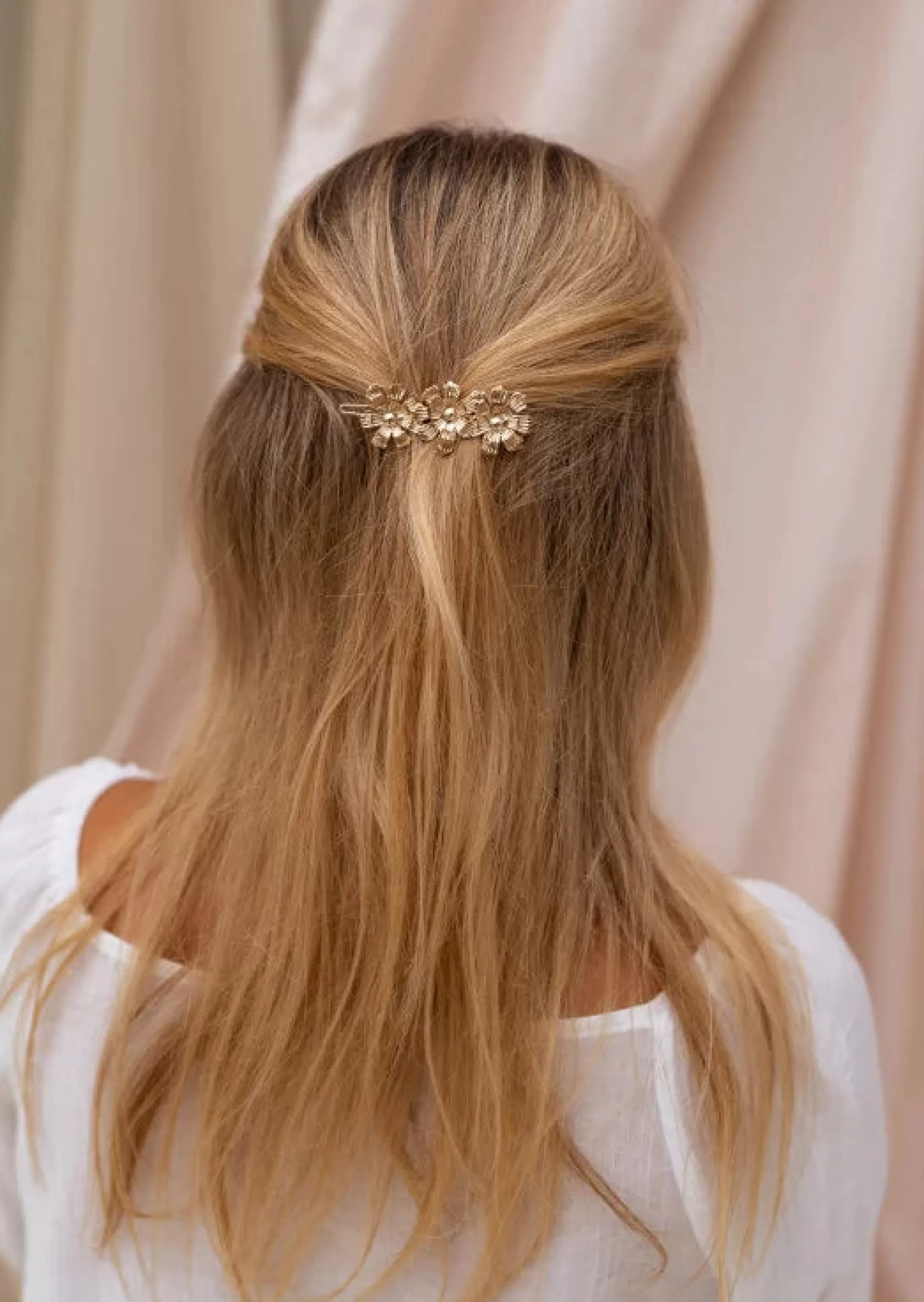 Hair Clip Golden - -Easy Clothes Cheap