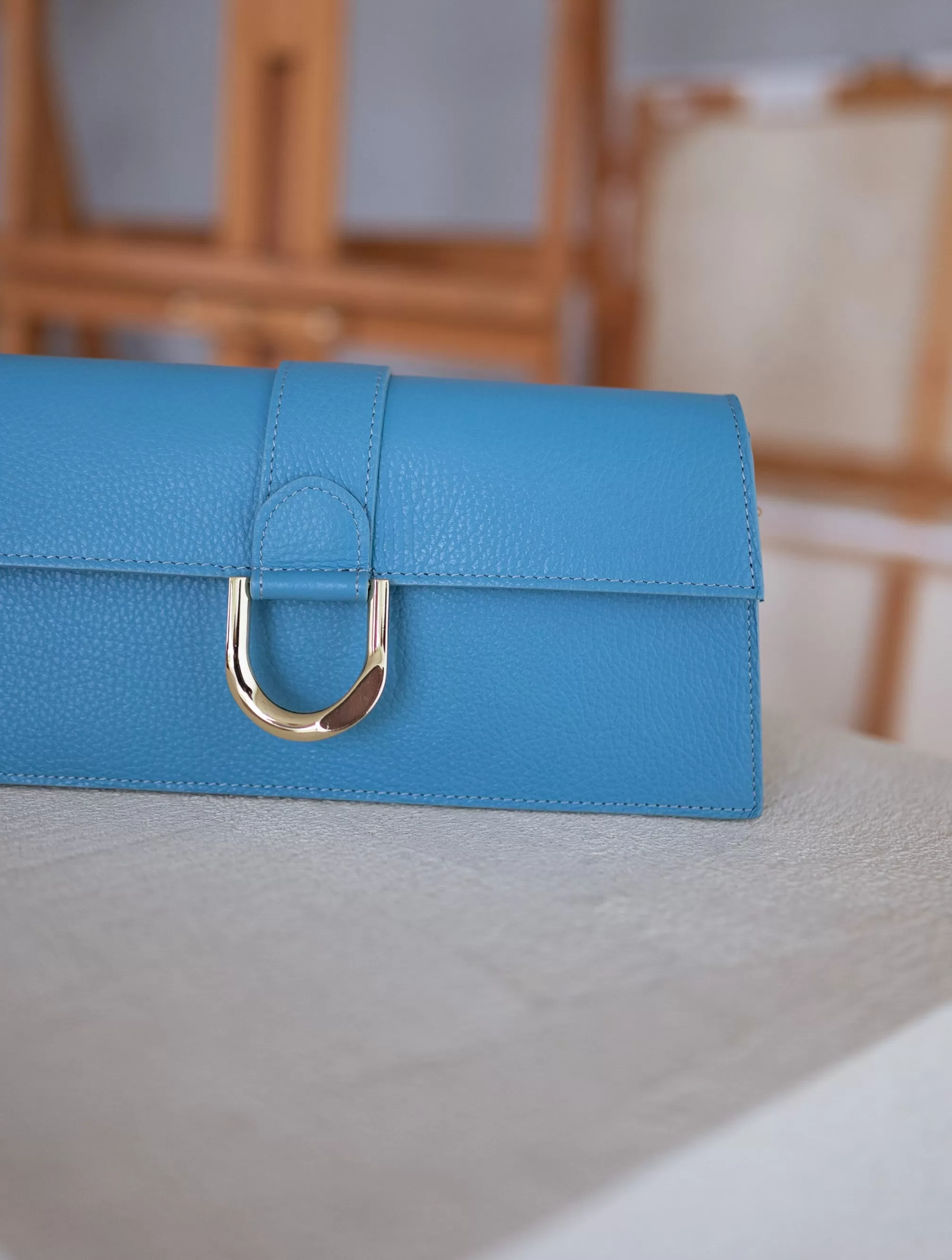 Jama Bag Blue | Clutch Effect | Rectangular | Our Accessories-Easy Clothes Fashion