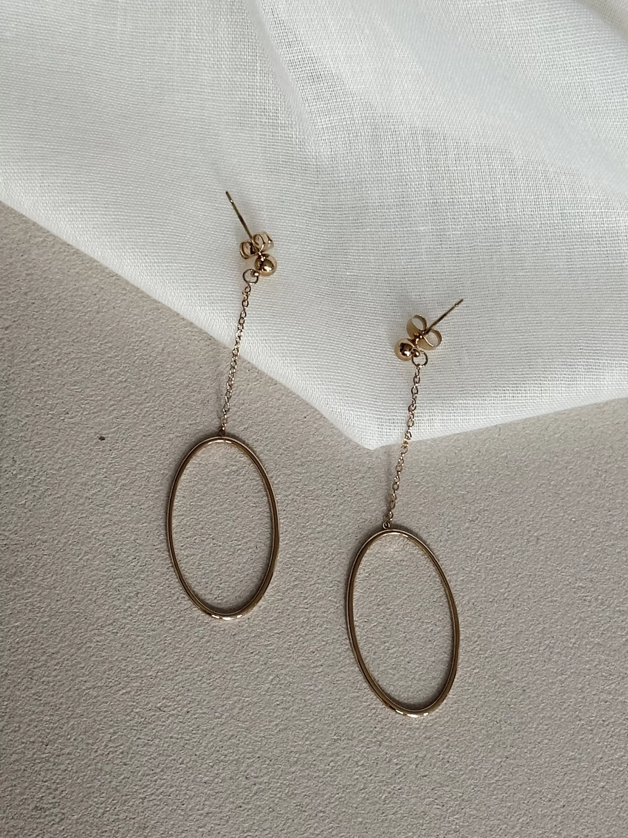 Jura Earrings Golden | Dressed Earrings | Ready To-Porter Online | -Easy Clothes Outlet