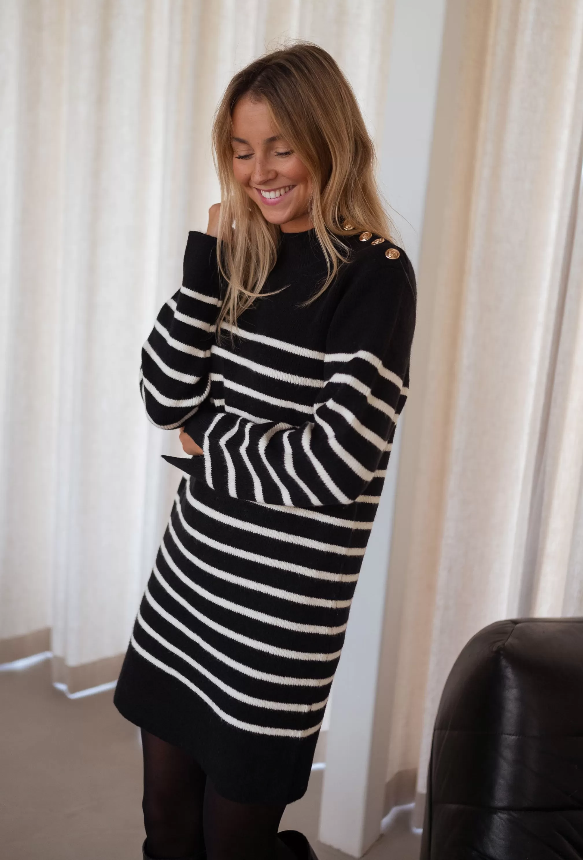 Manon Sweater Dress - -Easy Clothes Online