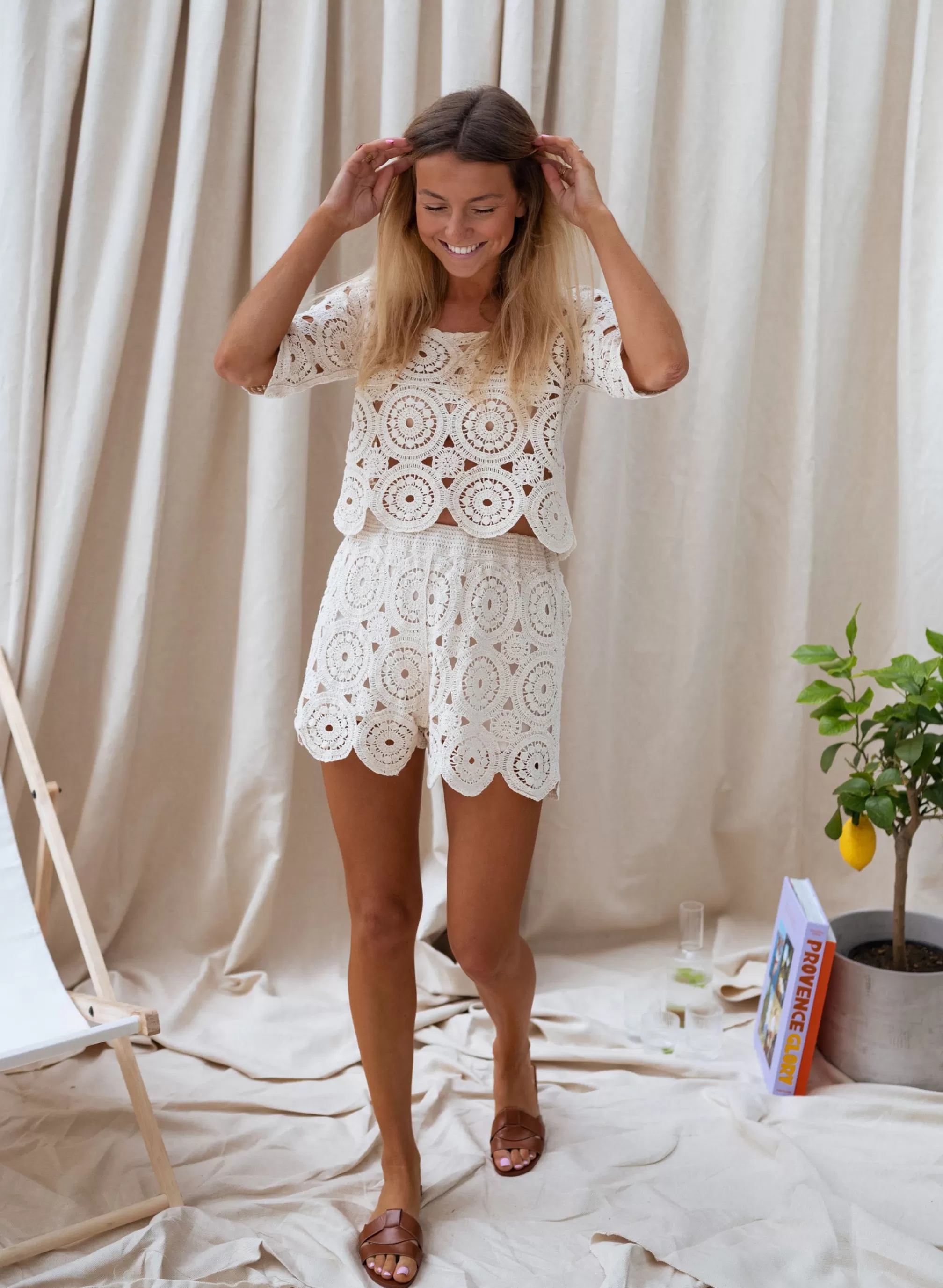 Marou Shorts Crochet - -Easy Clothes Cheap