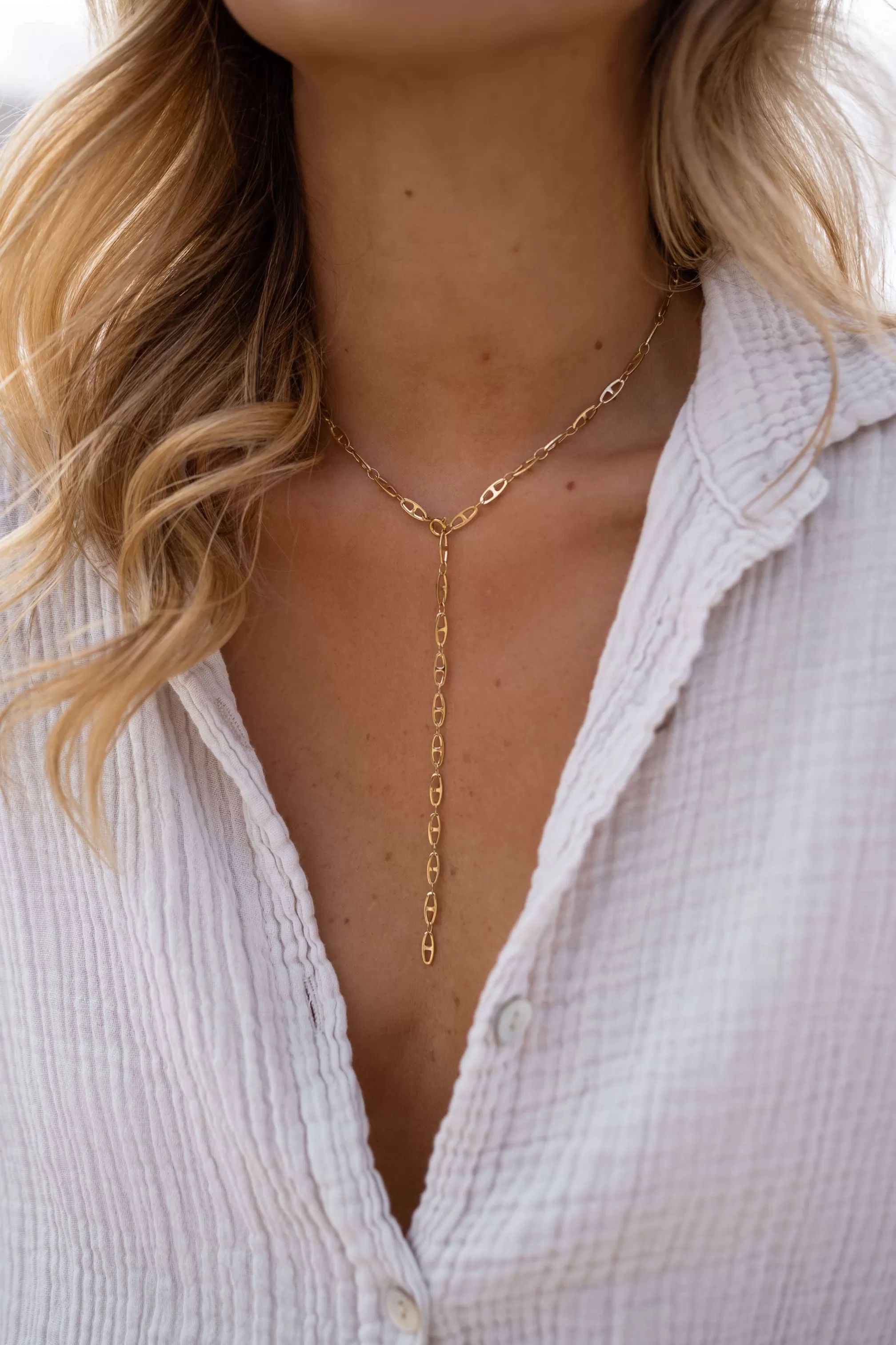 Necklace Golden - -Easy Clothes Sale