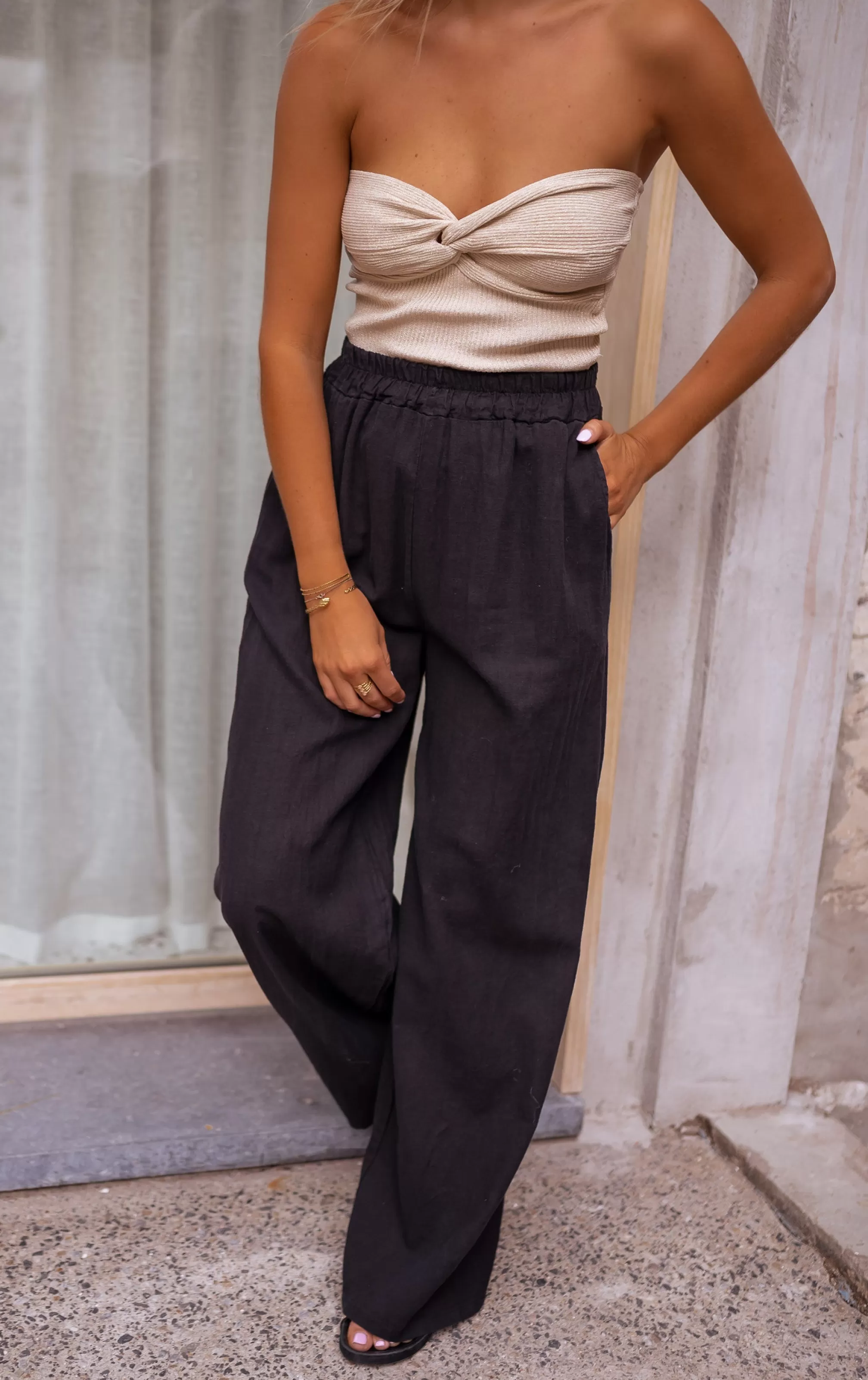 Pants Black - -Easy Clothes Shop