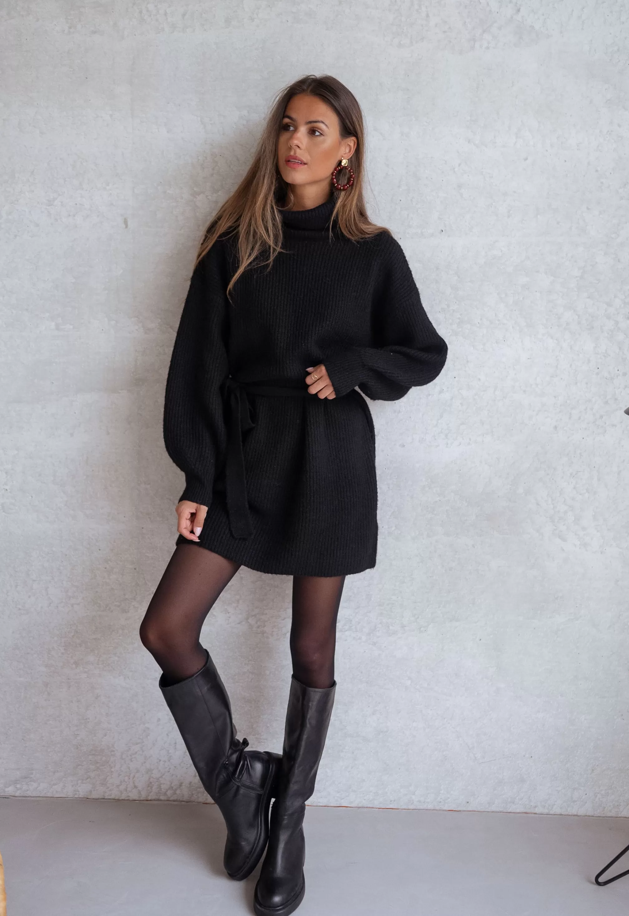 Rachel Sweater Dress - -Easy Clothes Fashion